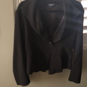 J Jill brown lined blazer/jacket